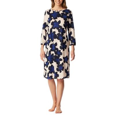 181234 Schiesser Damska koszula nocna rękaw 3/4 długość 100 cm Comfort Nightwear, Multicolor 4, 48 181234 Schiesser Damska koszula nocna rękaw 3/4 długość 100 cm Comfort Nightwear, Multicolor 4, 48