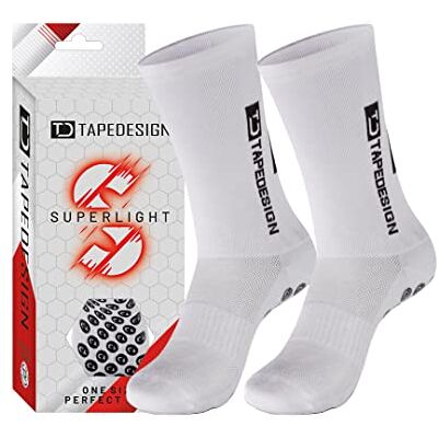 TDS-SUPERLIGHT_WHITE Tapedesign Skarpety Superlight uniseks, biały, Rozmiar uniwersalny TDS-SUPERLIGHT_WHITE Tapedesign Skarpety Superlight uniseks, biały, Rozmiar uniwersalny