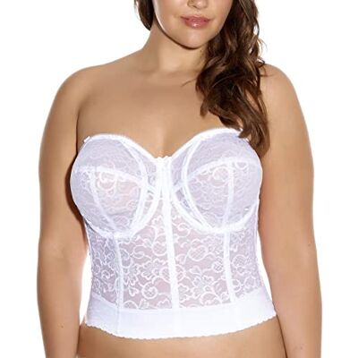 GD0689-White-46F 11; approx; spandex; designed; tall; store; vertical; seamed; fuller; generous; center; bustiers; stretch; nylon; strapless; corsets; gd0689; lingerie; cut; women; seamless; fit; front; 46f; satisfy; clothing; adjustable; white; molded; w GD0689-White-46F 11; approx; spandex; designed; tall; store; vertical; seamed; fuller; generous; center; bustiers; stretch; nylon; strapless; corsets; gd0689; lingerie; cut; women; seamless; fit; front; 46f; satisfy; clothing; adjustable; white; molded; w