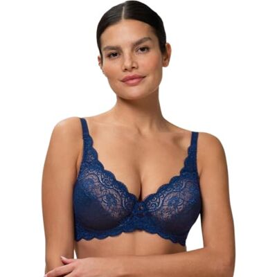 10162810 Triumph Kobiety Amourette 300 W X Biustonosz z fiszbinami, Deep Water, 70E 10162810 Triumph Kobiety Amourette 300 W X Biustonosz z fiszbinami, Deep Water, 70E