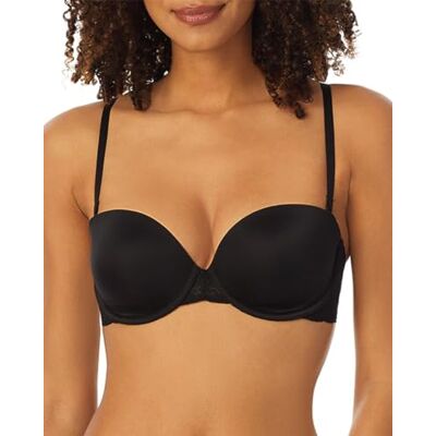 DK4049 DKNY Damski nowoczesny koronkowy biustonosz bez ramiączek formowany DK4049 DKNY Damski nowoczesny koronkowy biustonosz bez ramiączek formowany