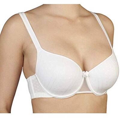 Blanco Selene Damski biustonosz Nicole z fiszbinami, biały, 75C Blanco Selene Damski biustonosz Nicole z fiszbinami, biały, 75C