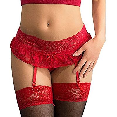 QUEEN LINGERIE Podwiązki i Stringi Kwiatowy wzór 100 g QUEEN LINGERIE Podwiązki i Stringi Kwiatowy wzór 100 g