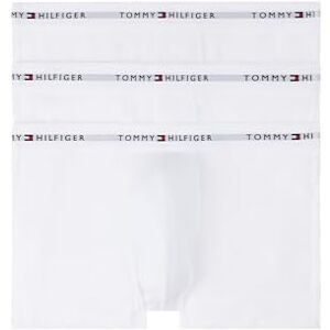 UM0UM0276105ESM Tommy Hilfiger Bokserki męskie z bawełny rozciągliwej 3 szt, Kolor biały, S UM0UM0276105ESM Tommy Hilfiger Bokserki męskie z bawełny rozciągliwej 3 szt, Kolor biały, S