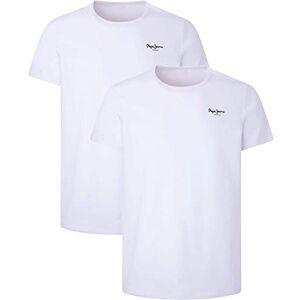 PMU10976 Pepe Jeans Męska piżama (2 sztuki), Biały (biały), XXL PMU10976 Pepe Jeans Męska piżama (2 sztuki), Biały (biały), XXL