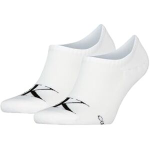 701228809 Calvin Klein Socks Męskie stopki z wysokim wycięciem 2P Monogram, biały, 40-42 701228809 Calvin Klein Socks Męskie stopki z wysokim wycięciem 2P Monogram, biały, 40-42