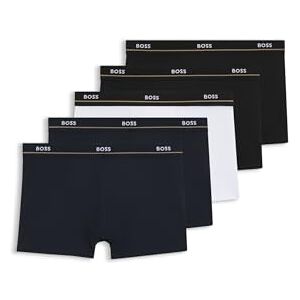 50475275 Boss Mężczyźni Essential Bokserki, Czarny/Biały, L 50475275 Boss Mężczyźni Essential Bokserki, Czarny/Biały, L