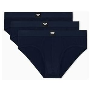 EM002154 Emporio Armani Majtki męskie Essential Logolabel 3-pak, NIEBIESKI, XXL EM002154 Emporio Armani Majtki męskie Essential Logolabel 3-pak, NIEBIESKI, XXL