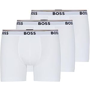 50475282 BOSS bokserki męskie, White100, M, 3 pary 50475282 BOSS bokserki męskie, White100, M, 3 pary