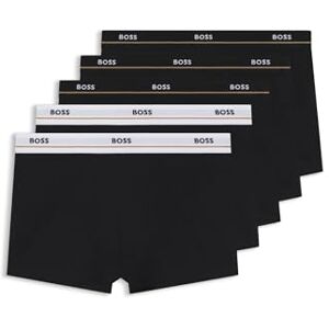 50475275 Boss Mężczyźni 5P Essential Bokserki, Czarny (Black1), M 50475275 Boss Mężczyźni 5P Essential Bokserki, Czarny (Black1), M