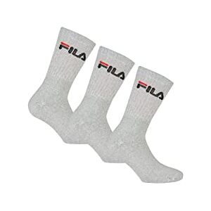 F9505 FILA Skarpety męskie (opakowanie 3 par) szare 43-46 F9505 FILA Skarpety męskie (opakowanie 3 par) szare 43-46