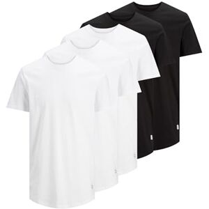 12183653 JACK & JONES Koszulka męska bawełna organiczna, czarny, L 12183653 JACK & JONES Koszulka męska bawełna organiczna, czarny, L