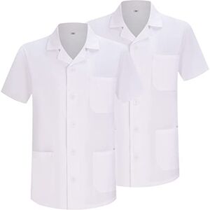 CZ-2-8165 MISEMIYA Pack 2 Sztuk Szlafrok Laboratorium Unisex Pack 2 sztuki Szlafrok Laboratorium Unisex Unisex dorosły, Biały, M CZ-2-8165 MISEMIYA Pack 2 Sztuk Szlafrok Laboratorium Unisex Pack 2 sztuki Szlafrok Laboratorium Unisex Unisex dorosły, Biały, M