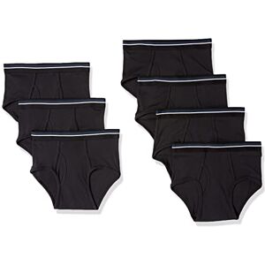 S17AE80003_Black Amazon Essentials Men's Bawełniane majtki bez metek, Pack of 7, Czarny, S S17AE80003_Black Amazon Essentials Men's Bawełniane majtki bez metek, Pack of 7, Czarny, S
