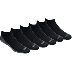 I62001 Dickies Men's Dri-Tech Moisture Control No Show Socks (6/12 Pairs) (M-XXL), Black (6 Pairs), Medium I62001 Dickies Men's Dri-Tech Moisture Control No Show Socks (6/12 Pairs) (M-XXL), Black (6 Pairs), Medium