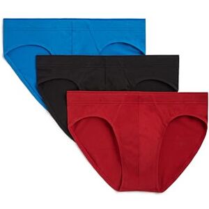 021359-63306-XL 2(X) IST Męskie bawełniane rozciągliwe No Show Brief 3-pak majtki 021359-63306-XL 2(X) IST Męskie bawełniane rozciągliwe No Show Brief 3-pak majtki