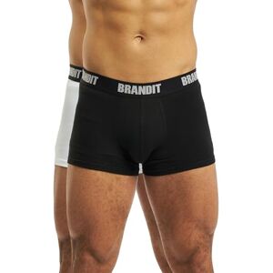 4501-188-XXL Brandit Bokserki z logo, 2 sztuki, różne kolory maskujące, Biały i czarny, XXL 4501-188-XXL Brandit Bokserki z logo, 2 sztuki, różne kolory maskujące, Biały i czarny, XXL