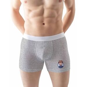 Green Fish Bokserki Briefs Mężczyźni, szary, L Green Fish Bokserki Briefs Mężczyźni, szary, L