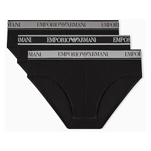 EM000258 EMPORIO ARMANI Męskie majtki 3-pak, czarny/czarny/czarny, XXL EM000258 EMPORIO ARMANI Męskie majtki 3-pak, czarny/czarny/czarny, XXL