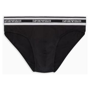 1119604R51200020 Emporio Armani Męskie elastyczne bawełniane błyszczące majtki Logoband, Czarny, L 1119604R51200020 Emporio Armani Męskie elastyczne bawełniane błyszczące majtki Logoband, Czarny, L