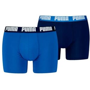 NEW-187599 PUMA Męska bielizna męska Everyday Basic Boxers (2 sztuki), True Blue New, L NEW-187599 PUMA Męska bielizna męska Everyday Basic Boxers (2 sztuki), True Blue New, L