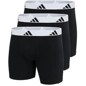 4AM004 adidas Bokserki męskie, zestaw 3 par (3 szt.) Active Flex Cotton bielizna, czarne , XL, Black_, XL 4AM004 adidas Bokserki męskie, zestaw 3 par (3 szt.) Active Flex Cotton bielizna, czarne , XL, Black_, XL