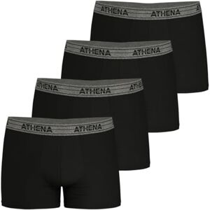 LD40 2520 Athena Zestaw 4 bokserek męskich Ecopack czarny/czarny/czarny XXL, Czarny, XXL LD40 2520 Athena Zestaw 4 bokserek męskich Ecopack czarny/czarny/czarny XXL, Czarny, XXL