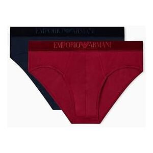 EM000251 EMPORIO ARMANI Męskie aksamitne majtki Logoband, 2-pak, niebieskie, M, NIEBIESKI, M EM000251 EMPORIO ARMANI Męskie aksamitne majtki Logoband, 2-pak, niebieskie, M, NIEBIESKI, M