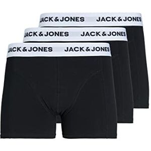 12213629 Jack & Jones Mężczyźni Bokserki, Czarny/Biały, XL 12213629 Jack & Jones Mężczyźni Bokserki, Czarny/Biały, XL
