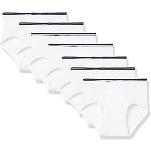 S17AE80003 Amazon Essentials Men's Bawełniane majtki bez metek, Pack of 7, Biały, S S17AE80003 Amazon Essentials Men's Bawełniane majtki bez metek, Pack of 7, Biały, S