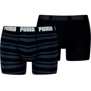 701226393 PUMA Everyday Heritage bokserki w paski, 2 sztuki, S, Czarny/Czarny, S 701226393 PUMA Everyday Heritage bokserki w paski, 2 sztuki, S, Czarny/Czarny, S