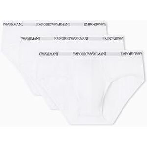 EM000258AF14132M0066 EMPORIO ARMANI Męskie Core Logoband majtki 3-pak, białe, XL, Biały/Biały/Biały, XL EM000258AF14132M0066 EMPORIO ARMANI Męskie Core Logoband majtki 3-pak, białe, XL, Biały/Biały/Biały, XL