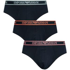 EM000258 EMPORIO ARMANI Męskie majtki 3-pak, AR.BLU/AR.BLU/AR.BLU, XL EM000258 EMPORIO ARMANI Męskie majtki 3-pak, AR.BLU/AR.BLU/AR.BLU, XL