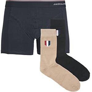 12230234 JACK & JONES Jacorganic Premium Giftbox bokserki męskie, Seaborne/Pack: White Pepper Melange Seaborne, M 12230234 JACK & JONES Jacorganic Premium Giftbox bokserki męskie, Seaborne/Pack: White Pepper Melange Seaborne, M