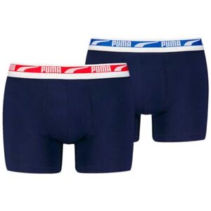 701226392 PUMA Męska bielizna męska Everyday Multi Logo Boxers (2 sztuki), Navy Combo New, XXL 701226392 PUMA Męska bielizna męska Everyday Multi Logo Boxers (2 sztuki), Navy Combo New, XXL
