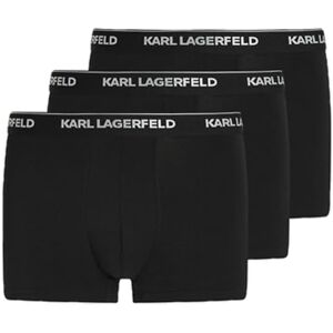 B1M47012 Karl Lagerfeld, męskie bokserki męskie, Shine Elastic Trunk (3 sztuki), czarne, S, czarny, S B1M47012 Karl Lagerfeld, męskie bokserki męskie, Shine Elastic Trunk (3 sztuki), czarne, S, czarny, S