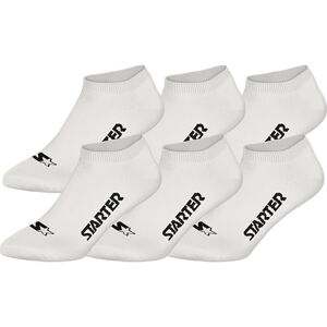 14100071 STARTER 6pk Sneaker Socks WHT 35/38 14100071 STARTER 6pk Sneaker Socks WHT 35/38