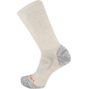 MEA33529C1B4001 Merrell -men's and -women's Zoned Cushioned Wool Hiking Socks-1 Pair Pack-Breathable Unisex Arch Support, Whisper White, Small-Medium MEA33529C1B4001 Merrell -men's and -women's Zoned Cushioned Wool Hiking Socks-1 Pair Pack-Breathable Unisex Arch Support, Whisper White, Small-Medium