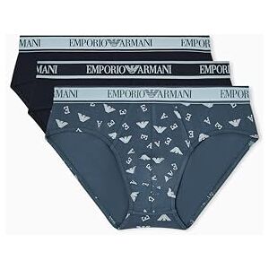 EM000369 EMPORIO ARMANI Męskie majtki 3-pak, AR.BL/OR-SK PRT/AR.B, XL EM000369 EMPORIO ARMANI Męskie majtki 3-pak, AR.BL/OR-SK PRT/AR.B, XL