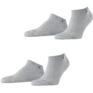 21052 Burlington Mężczyźni Skarpety do trampek Everyday Sneaker Multipack M Sn Bawełna krótkie jednokolorowe 2 Pak, Szary Light Grey 3400, 40-46 21052 Burlington Mężczyźni Skarpety do trampek Everyday Sneaker Multipack M Sn Bawełna krótkie jednokolorowe 2 Pak, Szary Light Grey 3400, 40-46