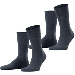 17874 ESPRIT Mężczyźni Skarpety Basic Easy Multipack M So Bawełna jednokolorowe 2 Pak, Niebieski Navy Melange 6127, 47-50 17874 ESPRIT Mężczyźni Skarpety Basic Easy Multipack M So Bawełna jednokolorowe 2 Pak, Niebieski Navy Melange 6127, 47-50