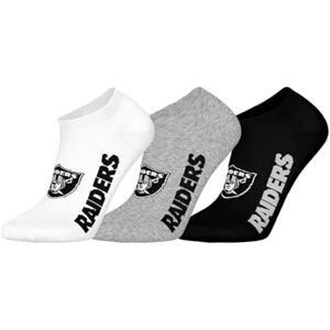 22500003 LAS VEGAS RAIDERS 3pk Sneaker Socks WHT/MGR/BLK 39/42 22500003 LAS VEGAS RAIDERS 3pk Sneaker Socks WHT/MGR/BLK 39/42