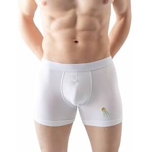 Green Fish Bokserki Briefs Mężczyźni, biały, L Green Fish Bokserki Briefs Mężczyźni, biały, L