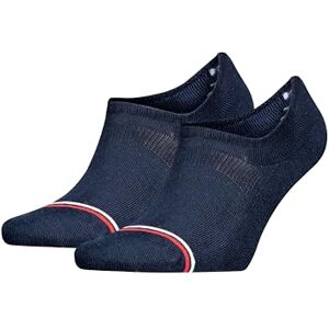 701228179 Tommy Hilfiger Iconic Footie Socks Unisex (2 sztuki), granatowy, 35-38 EU 701228179 Tommy Hilfiger Iconic Footie Socks Unisex (2 sztuki), granatowy, 35-38 EU