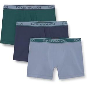 EM000261 EMPORIO ARMANI Męskie CORE Logoband 3-pak Trunk, niebieski, M, NIEBIESKI, M EM000261 EMPORIO ARMANI Męskie CORE Logoband 3-pak Trunk, niebieski, M, NIEBIESKI, M