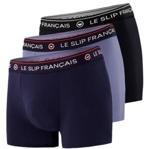 HSVSVP261PAC001 Le Slip Français Zestaw 3 bokserek, granatowy, rozmiar uniwersalny HSVSVP261PAC001 Le Slip Français Zestaw 3 bokserek, granatowy, rozmiar uniwersalny