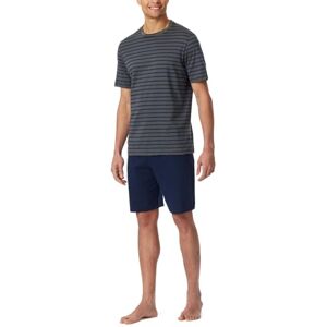 182198 Schiesser Piżama krótka okrągły dekolt zestaw Nightwear, Antracyt_, 58 182198 Schiesser Piżama krótka okrągły dekolt zestaw Nightwear, Antracyt_, 58