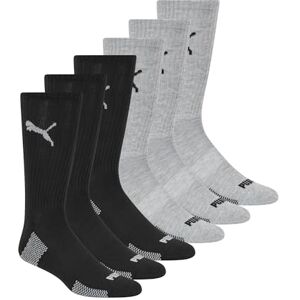 P116388-007 PUMA Men's 6 Pack Crew Socks P116388-007 PUMA Men's 6 Pack Crew Socks