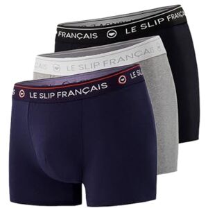 HSVSVP261PAC001 Le Slip Français Zestaw 3 bokserek, granatowy, rozmiar uniwersalny HSVSVP261PAC001 Le Slip Français Zestaw 3 bokserek, granatowy, rozmiar uniwersalny
