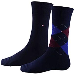 100001494 Tommy Hilfiger Skarpety męskie CLSSC (2 sztuki), Granatowy/czerwony, 43-45 EU 100001494 Tommy Hilfiger Skarpety męskie CLSSC (2 sztuki), Granatowy/czerwony, 43-45 EU